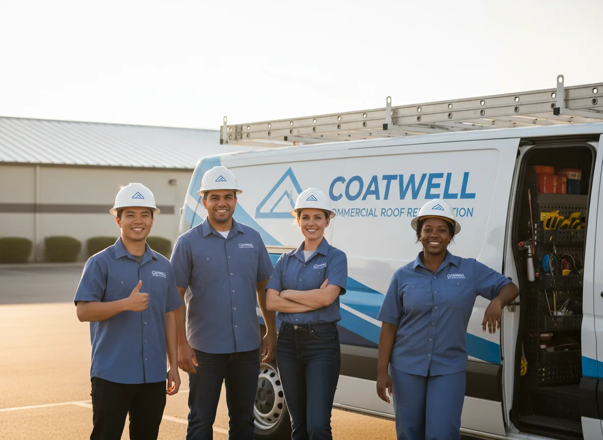 Commercial roof coating company in Tuleta, TX